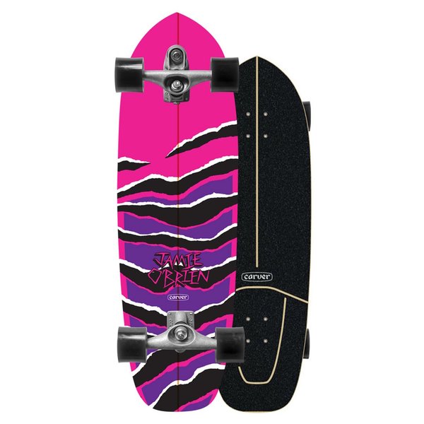 CARVER Surfskate 33,5" J.O.B. Pink Tiger mit C7 Skateboard Achse